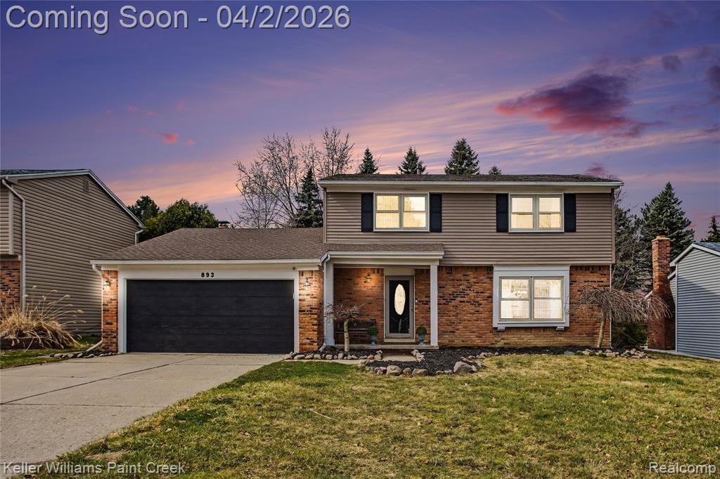 893 Dressler Lane, Rochester Hills, MI 48307 — front exterior