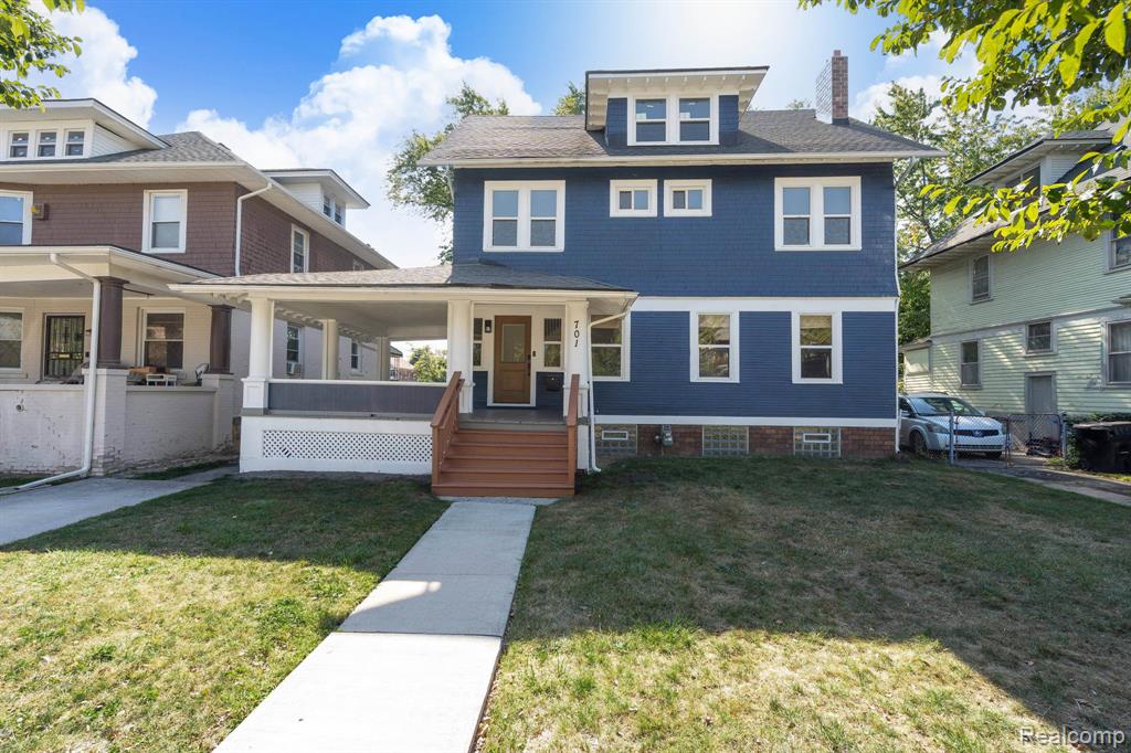 701 Pingree Street, Detroit, MI 48202 — front exterior