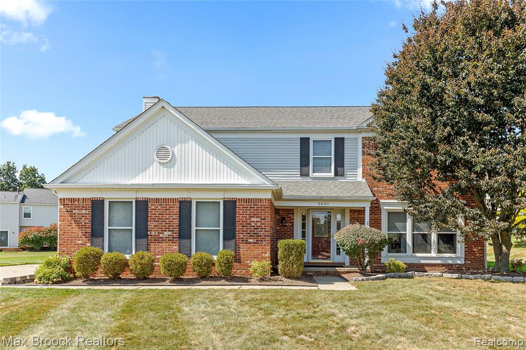 5492 Charrington Court, West Bloomfield, MI 48324 — front exterior