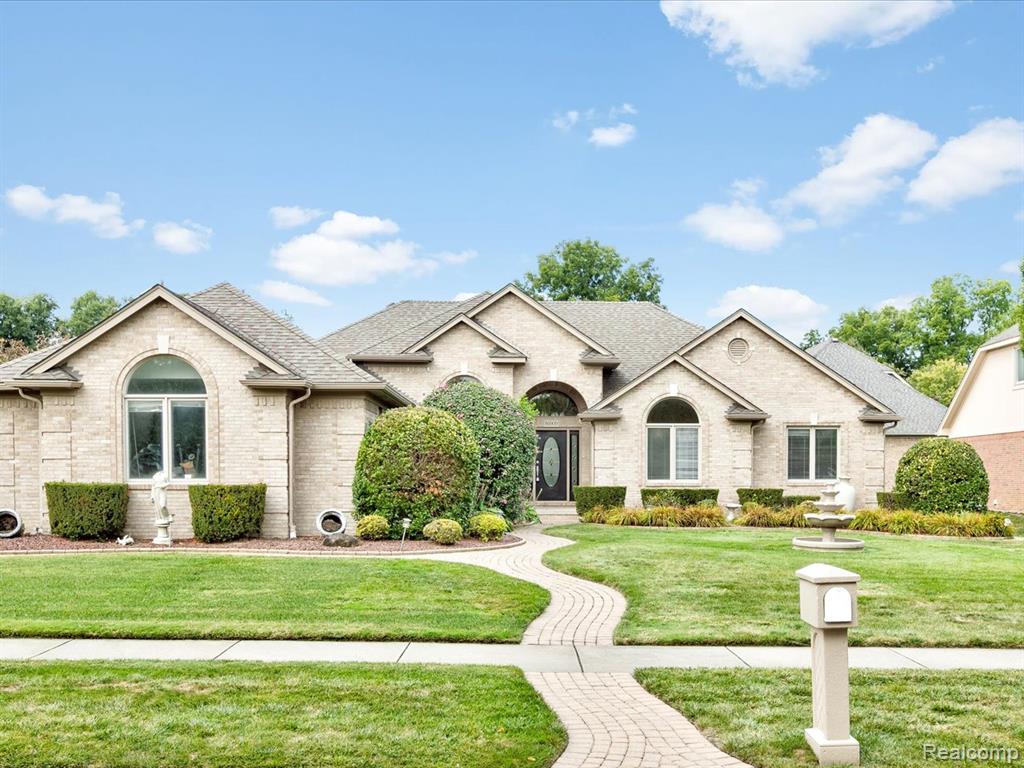 56909 Pinecone Boulevard, Shelby Twp, MI 48316 — front exterior