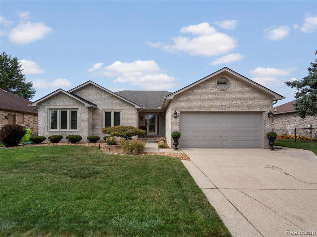 53673 Cranston Drive, Macomb, MI 48042 — front exterior