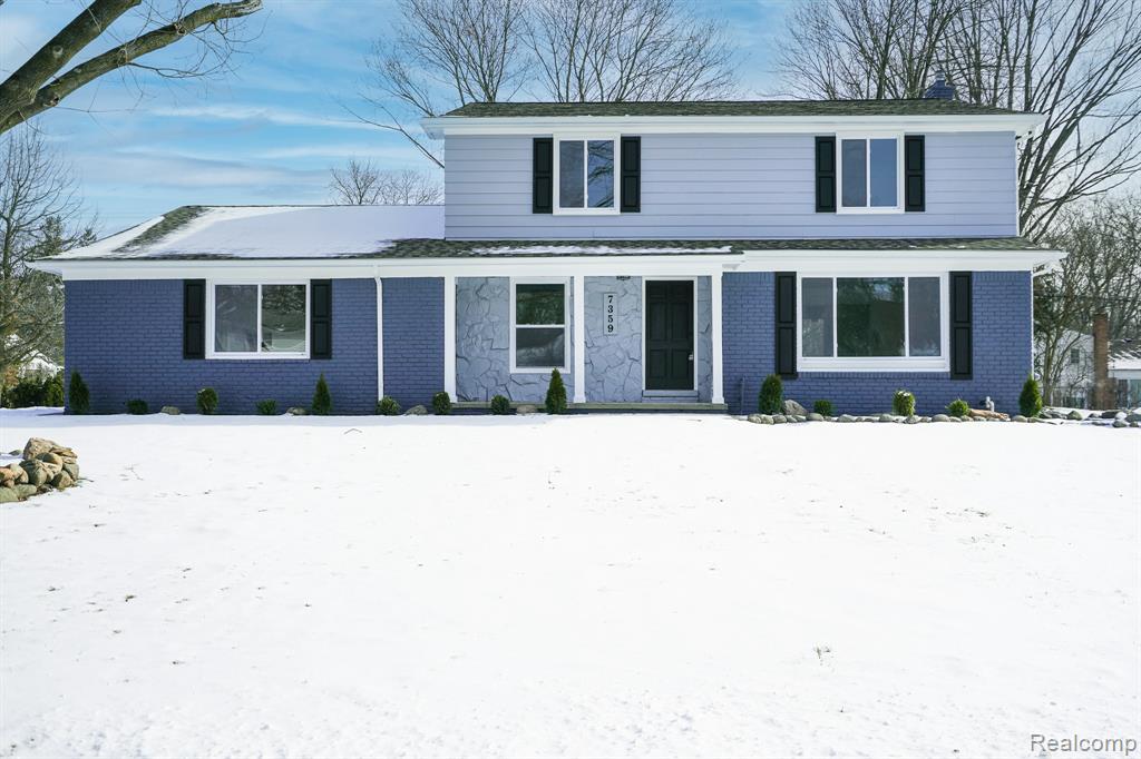 7359 SAINT AUBURN Drive, Bloomfield Hills, MI 48301 — front exterior