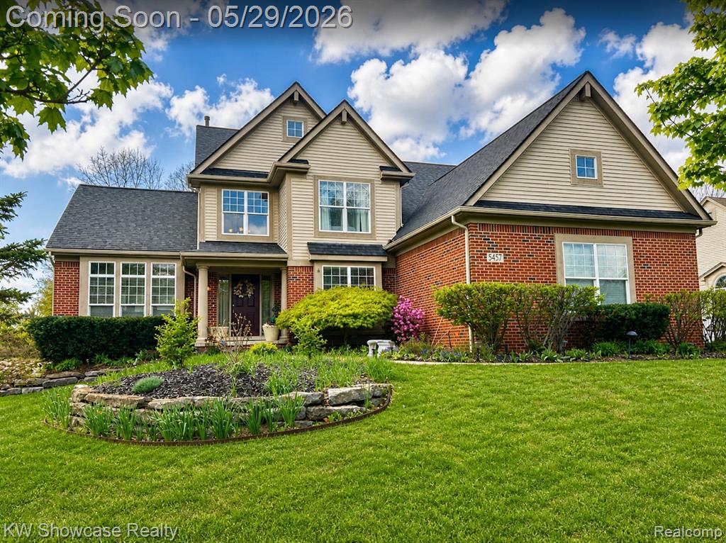 5457 Shelton Drive, Commerce Twp, MI 48382 — front exterior