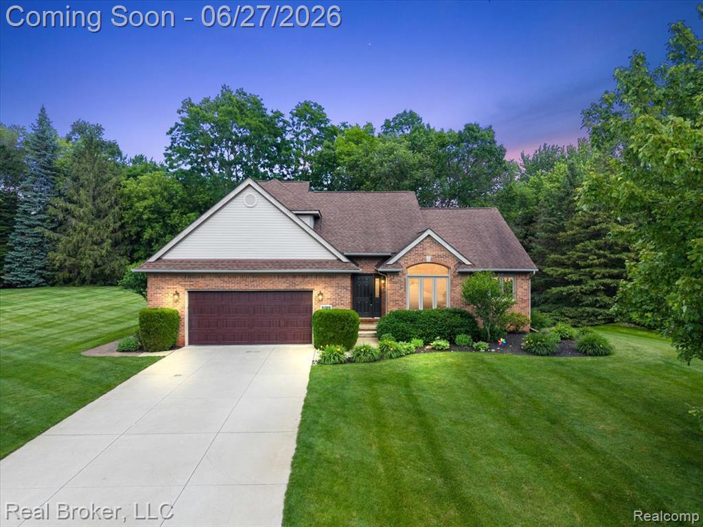 6180 Chad Court, Brighton, MI 48116 — front exterior