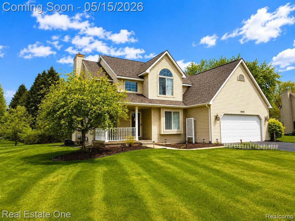 6692 Goldwin Drive, Brighton, MI 48116 — front exterior