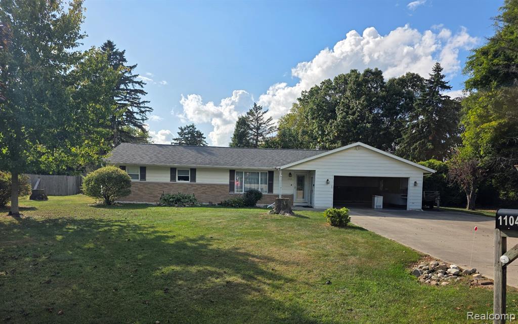 1104 Gwen Drive, Lapeer, MI 48446 — front exterior