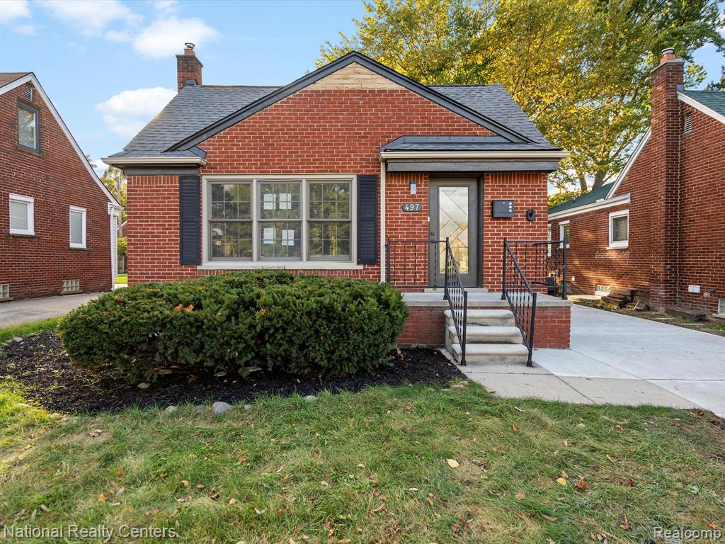 497 COOLIDGE Road, Birmingham, MI 48009 — front exterior
