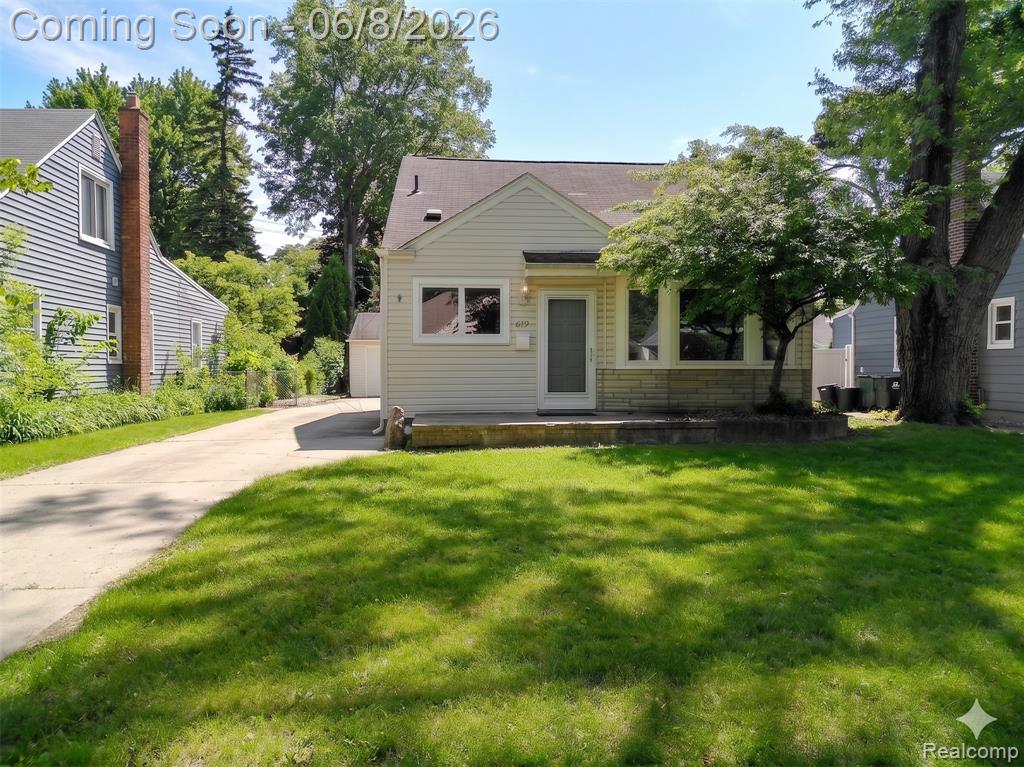 619 S Gainsborough Avenue, Royal Oak, MI 48067 — front exterior