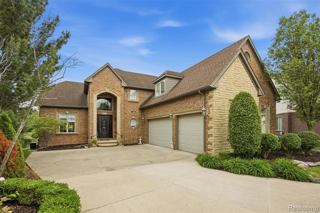 50573 Elmwood Court, Plymouth, MI 48170 — front exterior