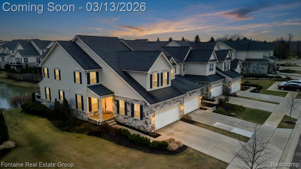 42893 Cardinal Way, Novi, MI — front exterior