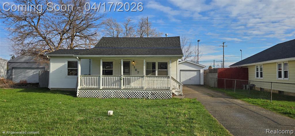 1167 ALLEN Street, Burton, MI 48529 — front exterior
