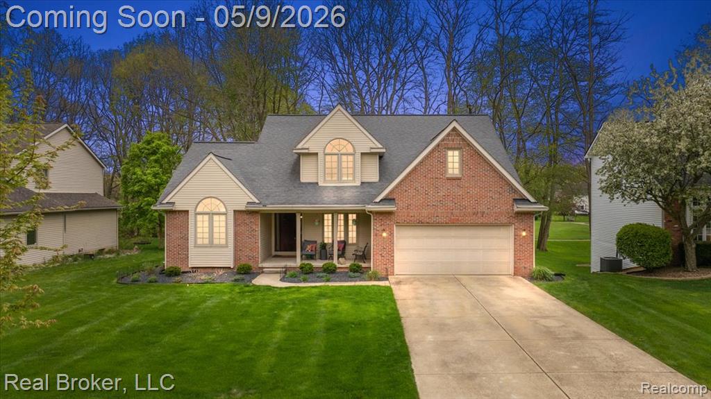 1111 Elk Run, Howell, MI 48843 — front exterior