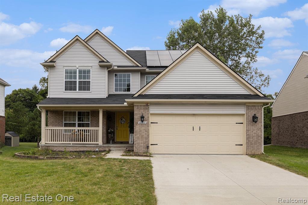 42802 N CUMBERLAND Drive, Van Buren, MI 48111 — front exterior