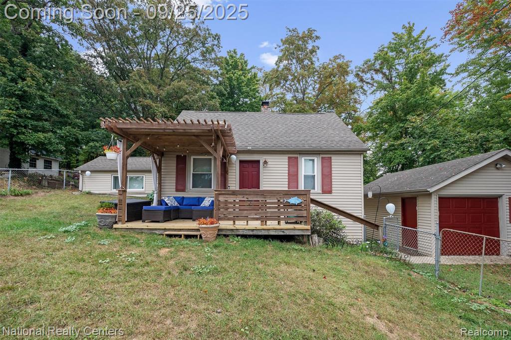 1136 Lakeshore Drive, Columbiaville, MI 48421 — front exterior