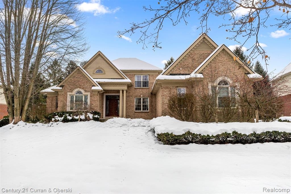 47611 Manorwood Drive, Northville, MI — front exterior