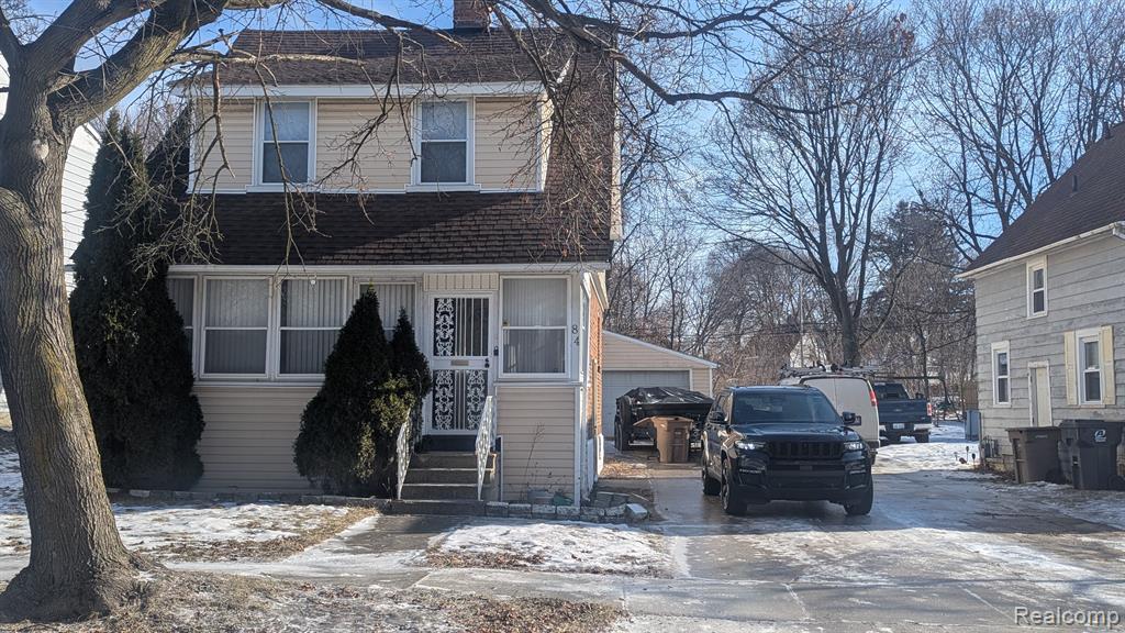 84 N GLENWOOD Avenue, Pontiac, MI 48342 — front exterior