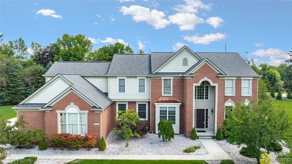 50045 E Fellows Creek Court, Plymouth, MI 48170 — front exterior