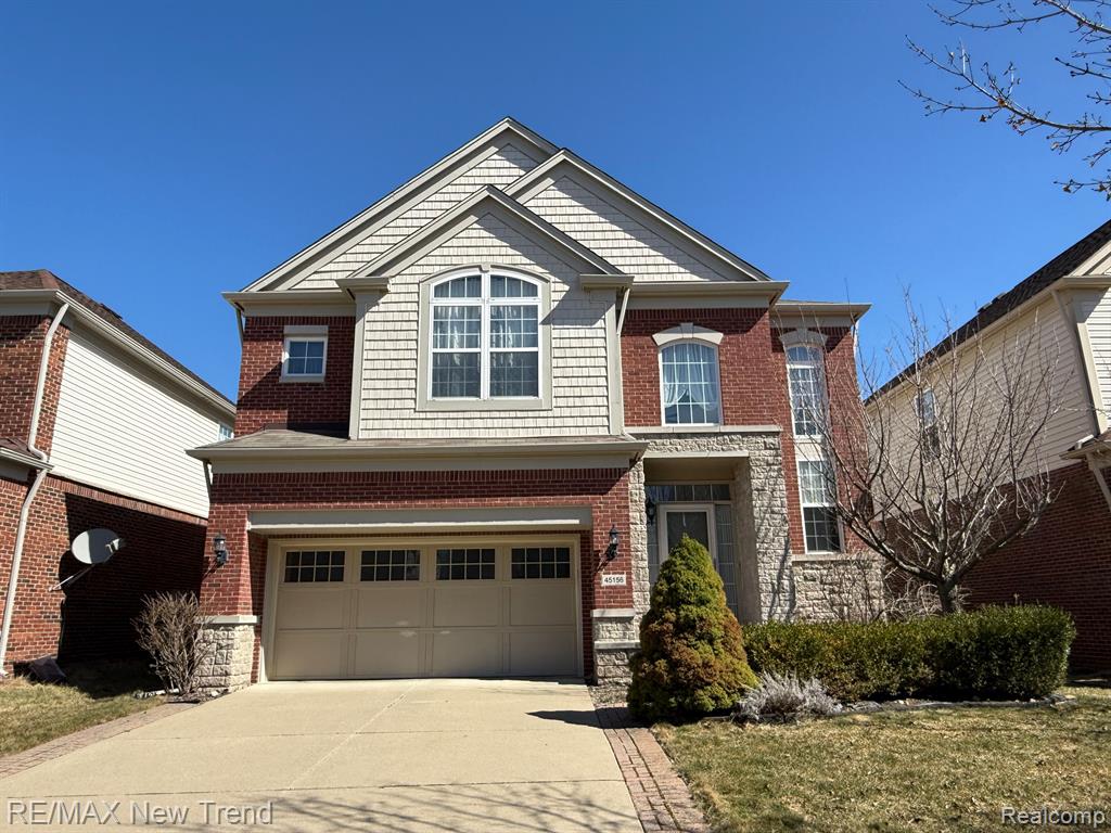 45156 BARTLETT Drive, Novi, MI — front exterior