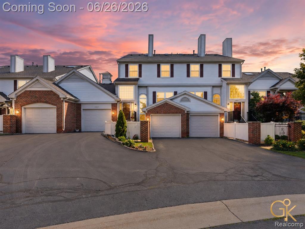 49613 Draper Circle, Plymouth, MI 48170 — front exterior