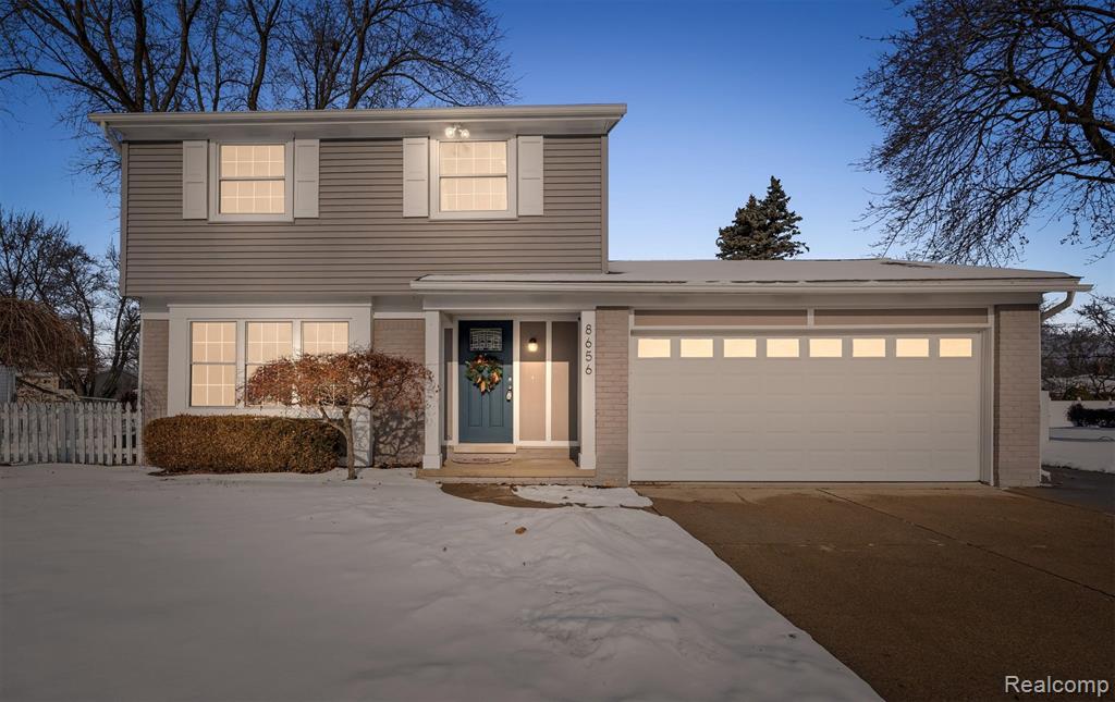 8656 War Bonnet Drive, Commerce Twp, MI 48382 — front exterior