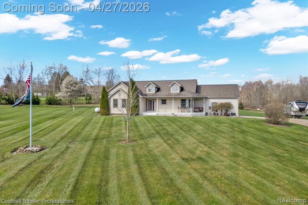 6017 Simmons Trail, North Branch, MI 48461 — front exterior
