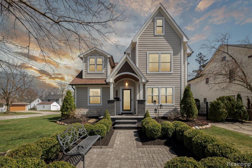 498 SUNSET Street, Plymouth, MI 48170 — front exterior