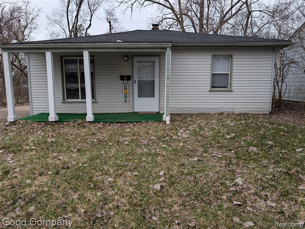 731 Emerson Avenue, Pontiac, MI 48340 — front exterior