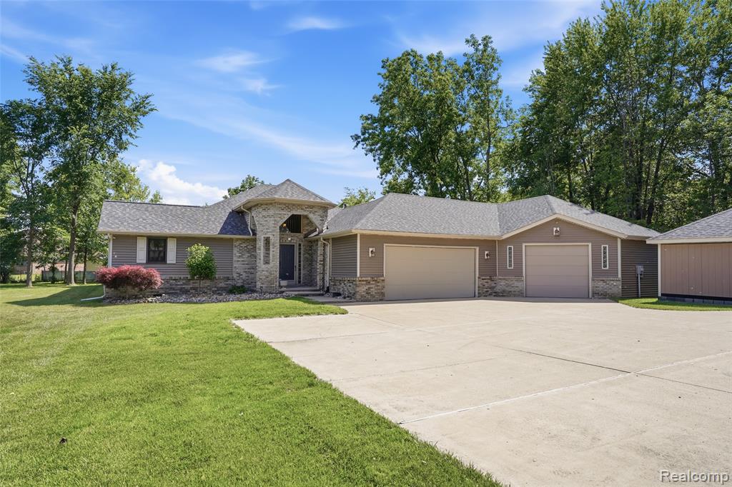 8888 Pilgrim, Washington, MI — front exterior