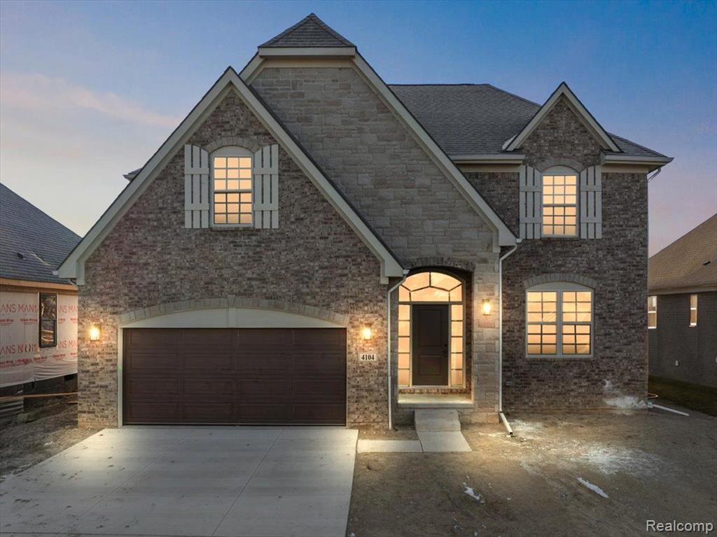 4104 Spring Meadows Drive, Sterling Heights, MI 48314 — front exterior
