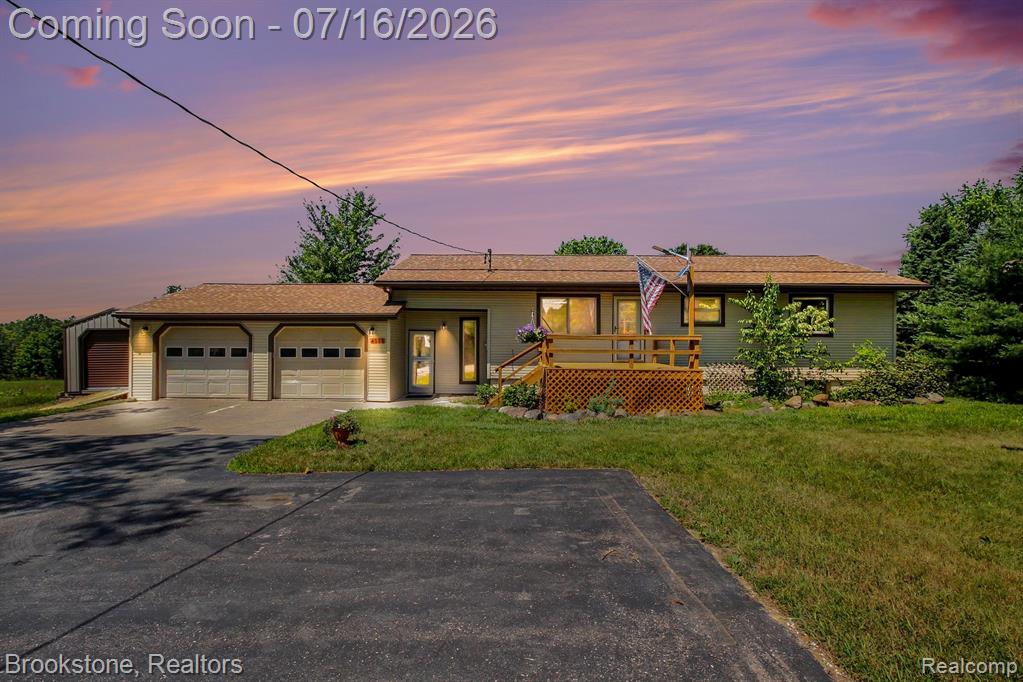 4555 Lonsberry Road, Columbiaville, MI 48421 — front exterior