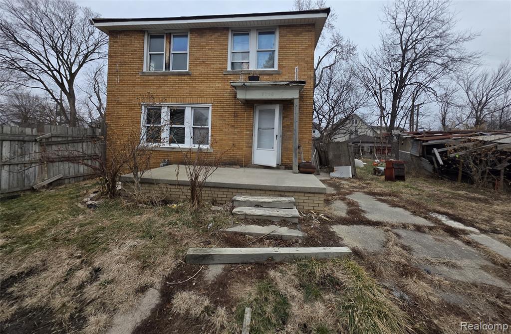 5730 Field Street, Detroit, MI 48213 — front exterior