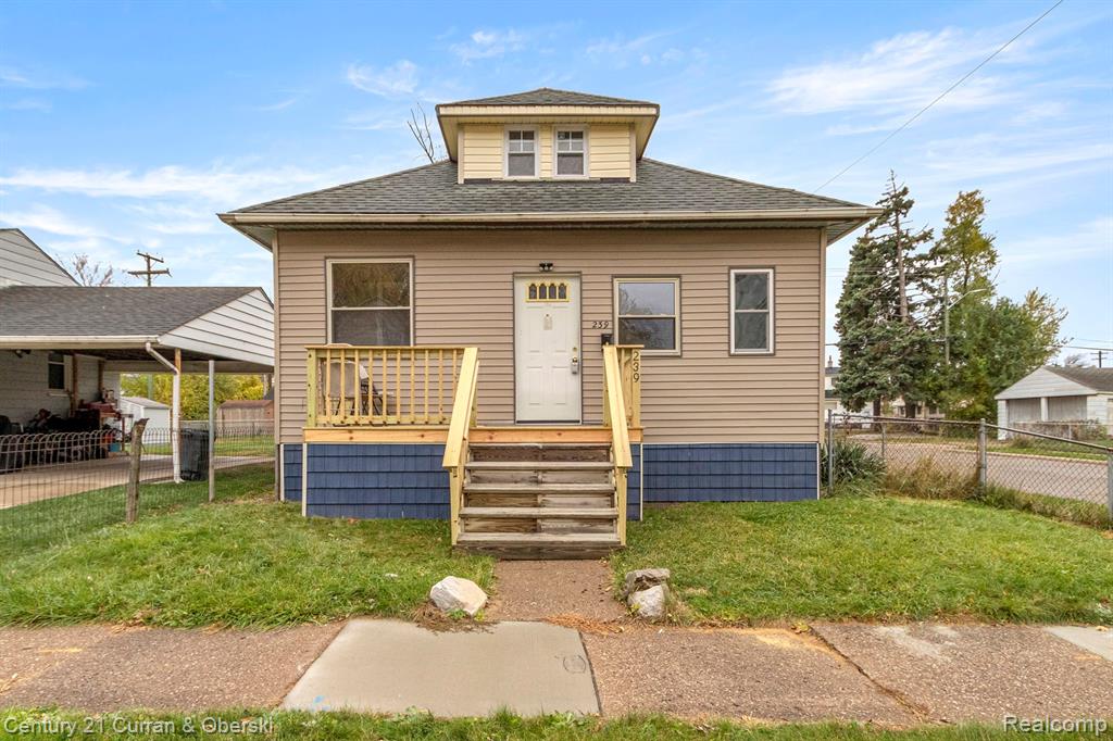 239 White Street, Ecorse, MI 48229 — front exterior