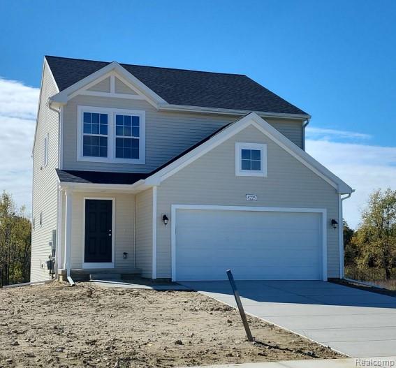 8225 Moonlight Creek Lane, Fowlerville, MI 48836 — front exterior