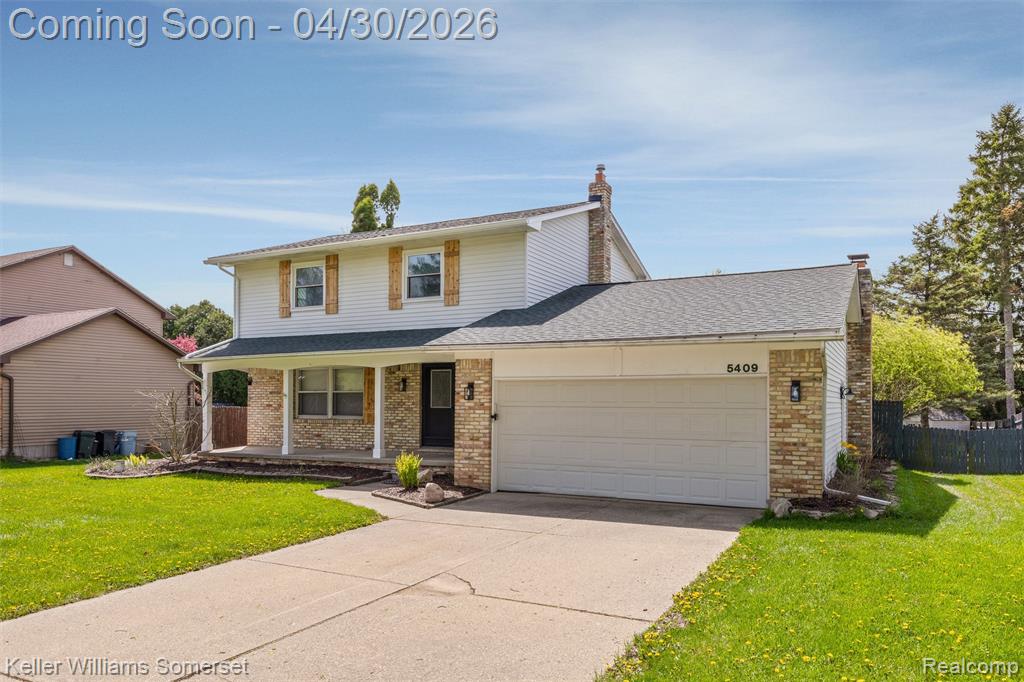 5409 Old Franklin Road, Grand Blanc, MI 48439 — front exterior