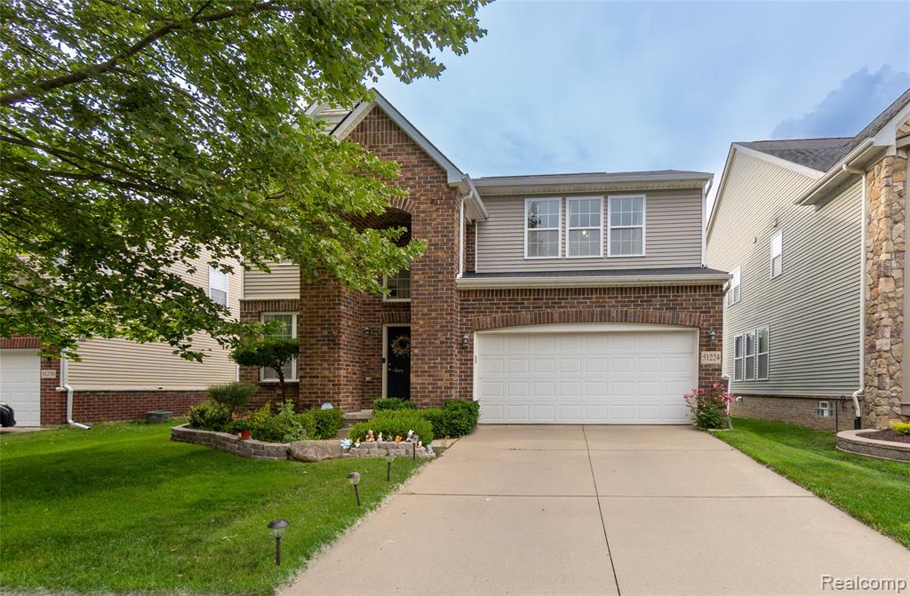 51224 Luke Lane, Novi, MI — front exterior