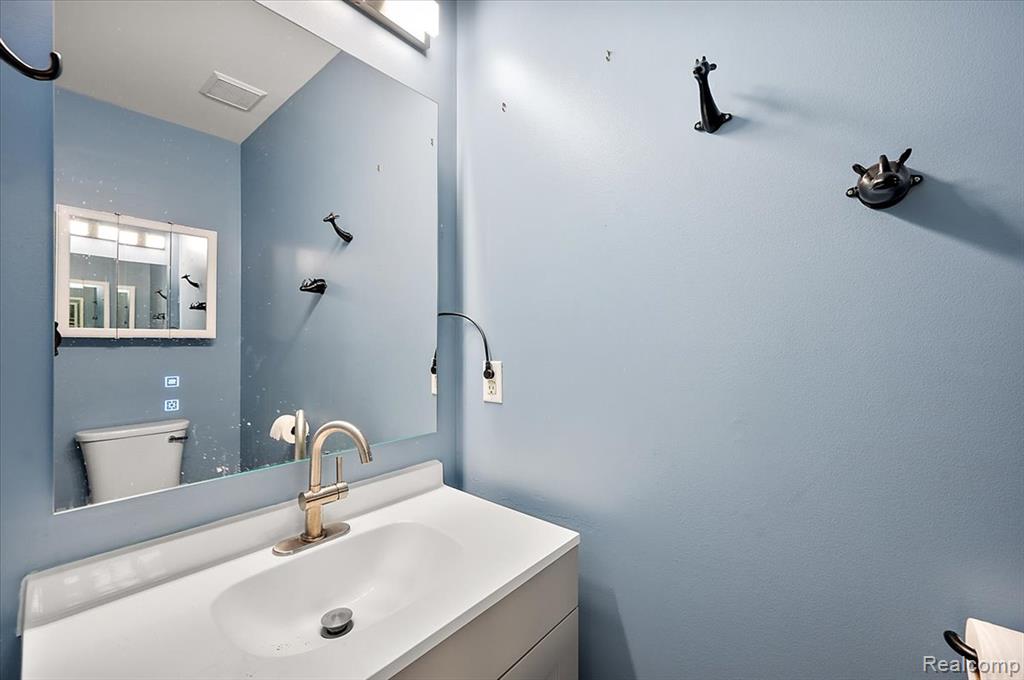 Powder Room on First Floor