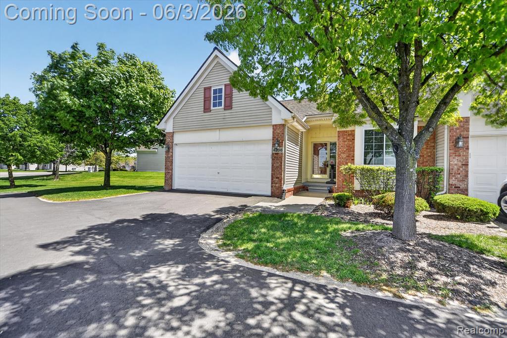 4208 Aster Boulevard, Howell, MI 48843 — front exterior