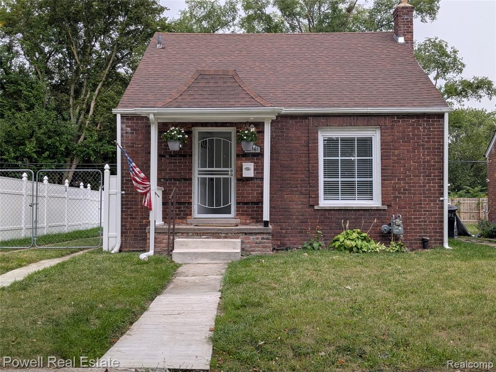19161 Hamburg Street, Detroit, MI 48205 — front exterior