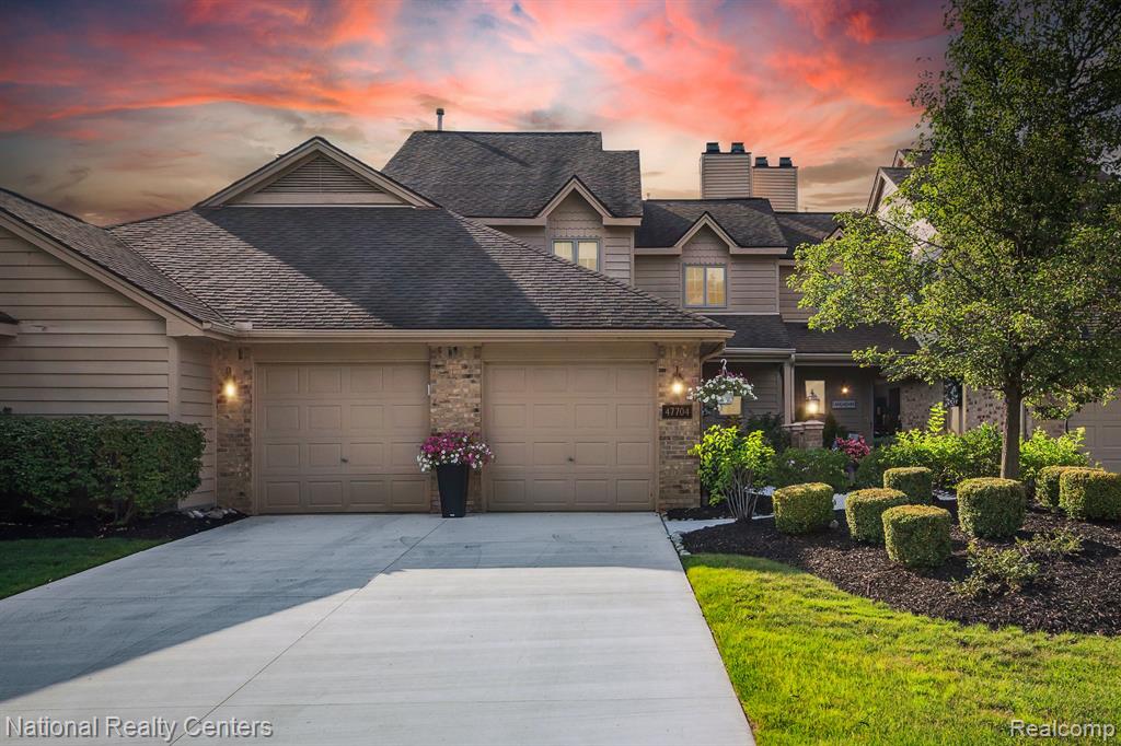 47704 BLUE HERON Drive S, Northville, MI — front exterior