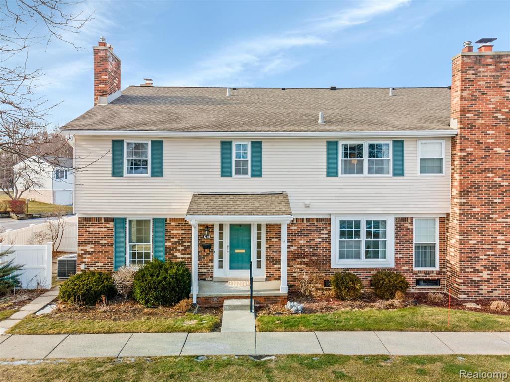 42109 ROSCOMMON Street, Northville, MI 48167 — front exterior