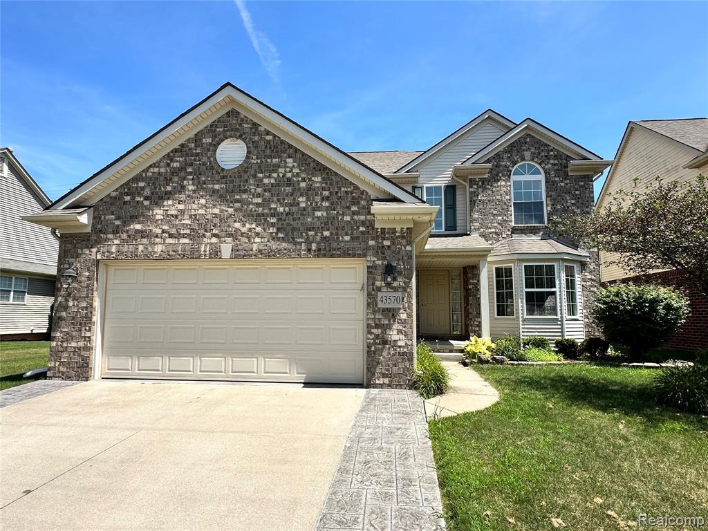 43570 Cherrywood Lane, Canton, MI 48188 — front exterior