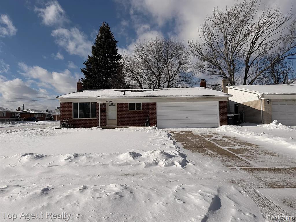 40903 Flagstaff Drive, Sterling Heights, MI 48313 — front exterior