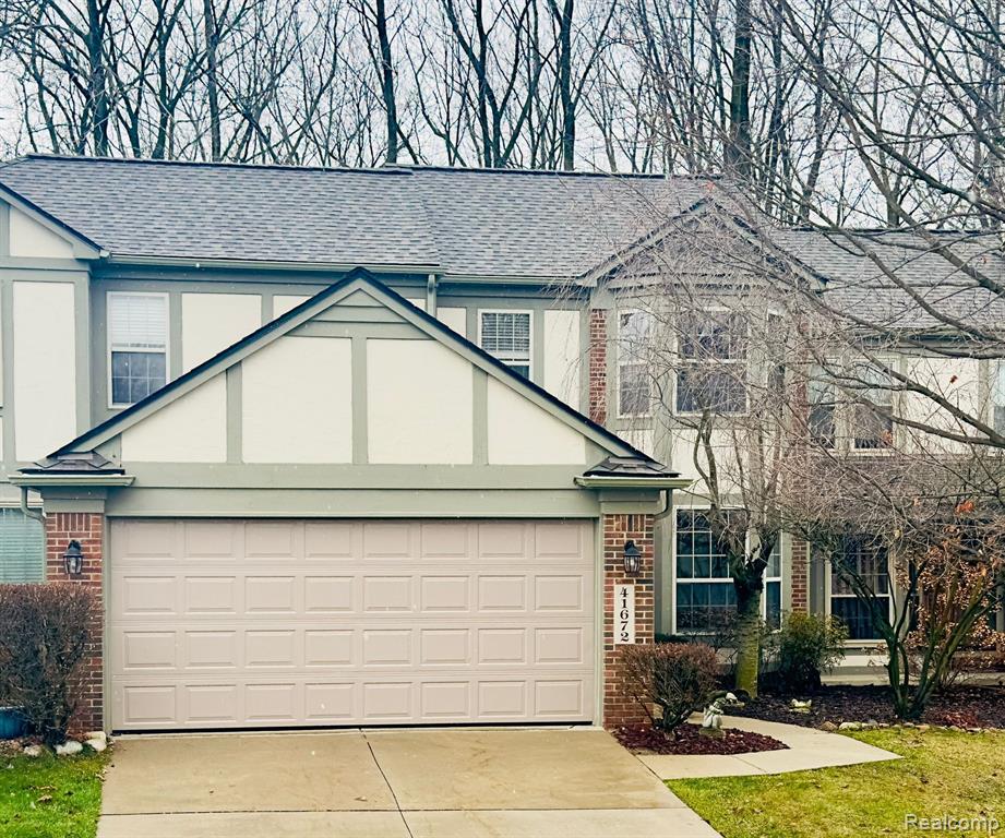 41672 WHITE TAIL Lane, Canton, MI 48188 — front exterior
