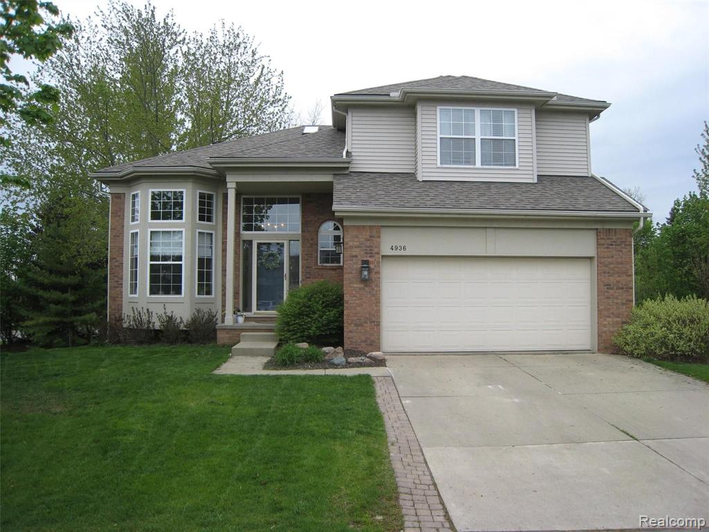 4936 CARRINGTON Drive, Rochester, MI 48306 — front exterior