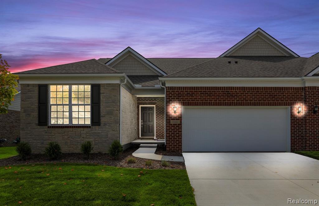 55933 Oak Pointe Drive, Shelby Twp, MI 48315 — front exterior