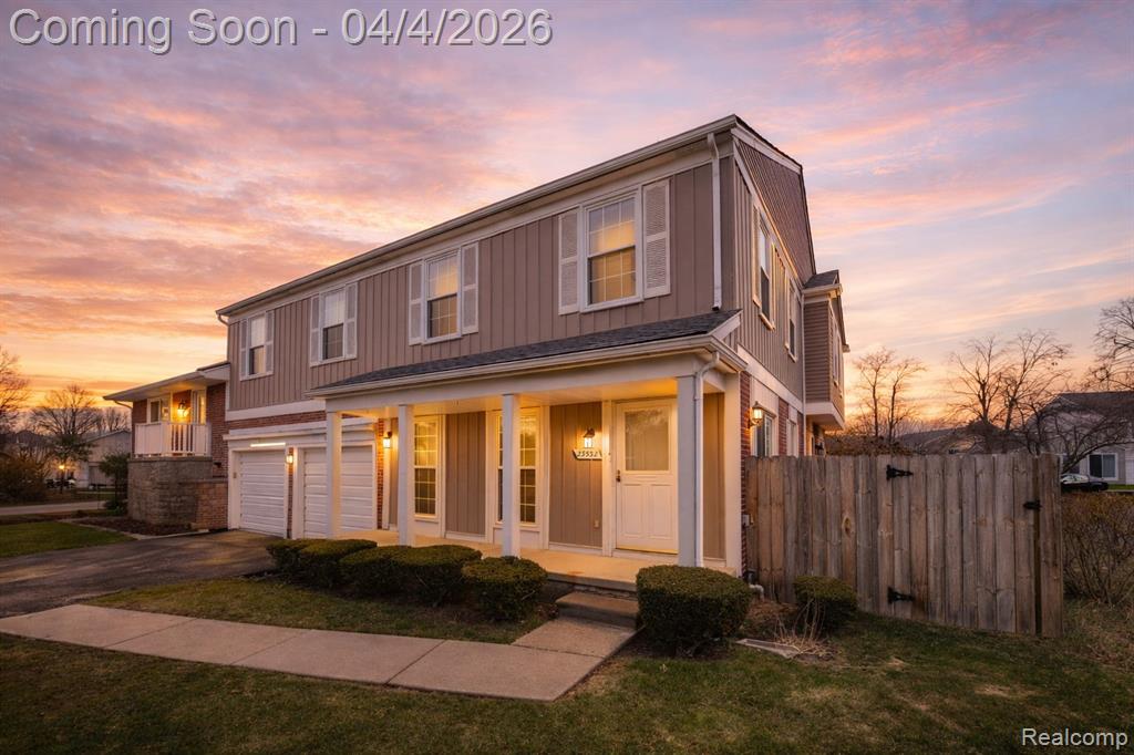23532 Stonehenge Boulevard, Novi, MI — front exterior