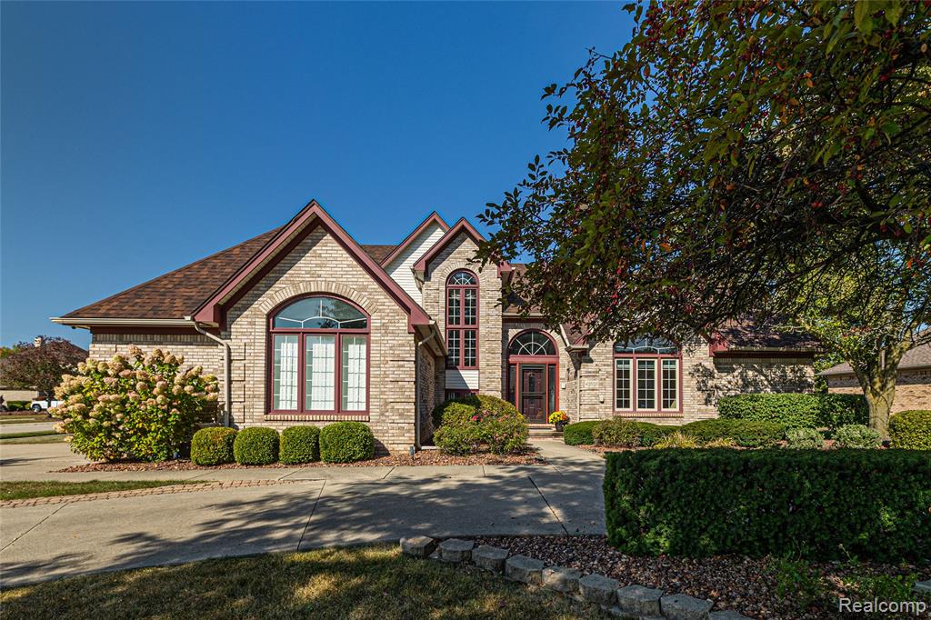 43505 Austin Drive, Sterling Heights, MI 48314 — front exterior