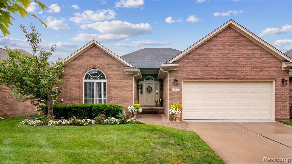 40220 LONG HORN Drive, Sterling Heights, MI 48313 — front exterior