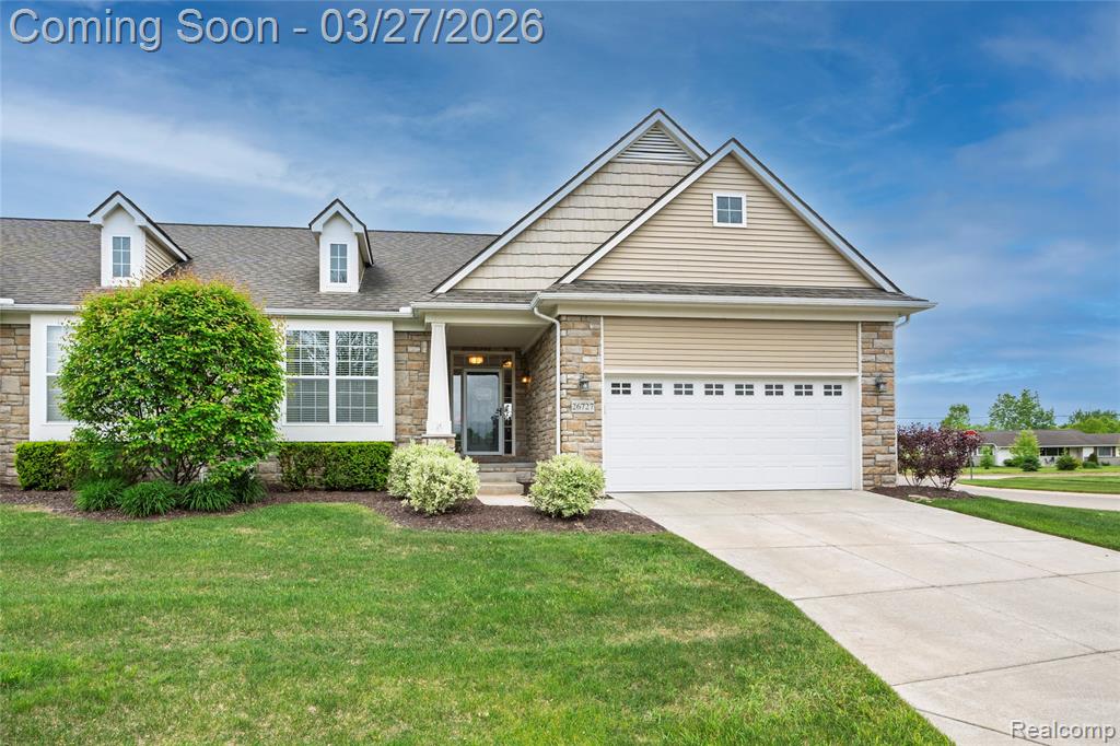 26727 Wilton Court, New Hudson, MI 48165 — front exterior