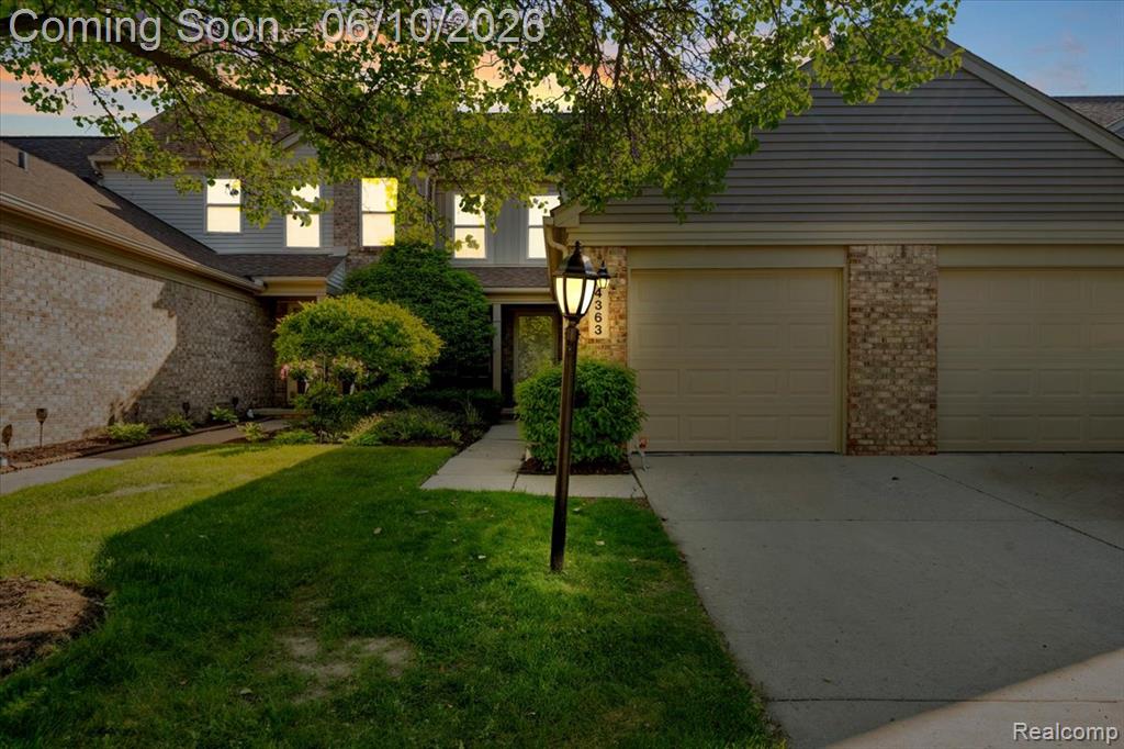 4363 Hunters Circle E, Canton, MI 48188 — front exterior